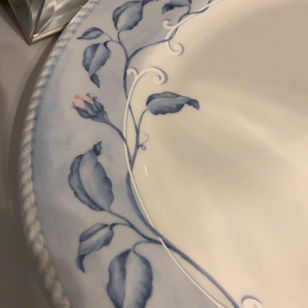 Lenox Swedish Lodge Swedish rose dinner plate blue - Picture 6 of 9